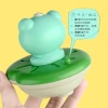 Wholesale of new cross-border water play toys, children's summer water play electric water spray little frog bathroom bathing toys details Picture